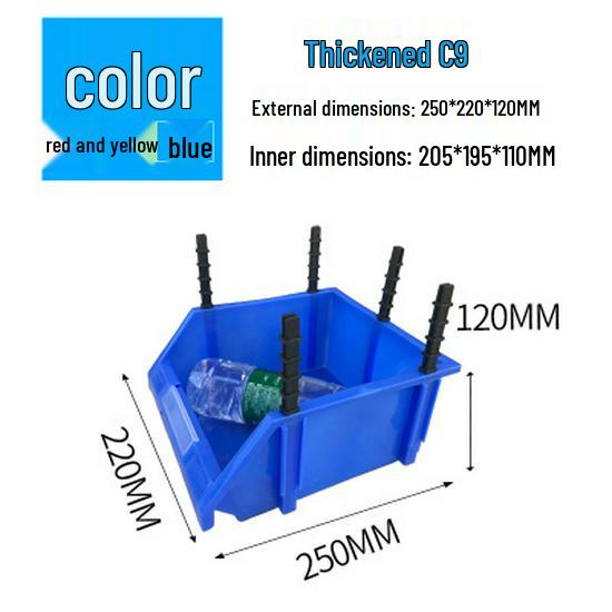 Slanted Mouth Plastic Storage Box for Screws and Tools – Classified Component Shelf