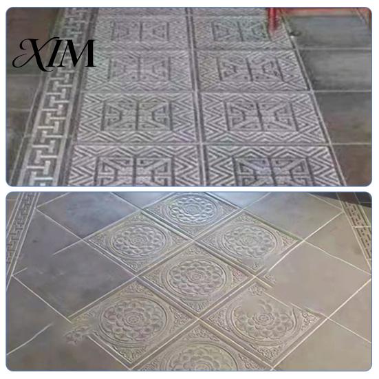 Easy DIY Garden Tile Mold Reusable Concrete Path Stepping Stone Mold, Pavement Cement Mould, Home Craft Project for Enthusiasts Patio Walkway