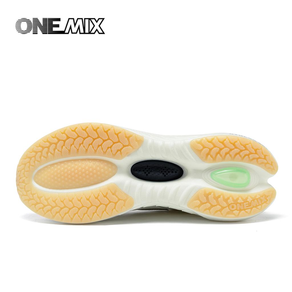 onemix Fashion Running Shoes for Men Air Cushion Athletic Couple Trainers Sport Runner Shoes Outdoor Women Walking Sneakers