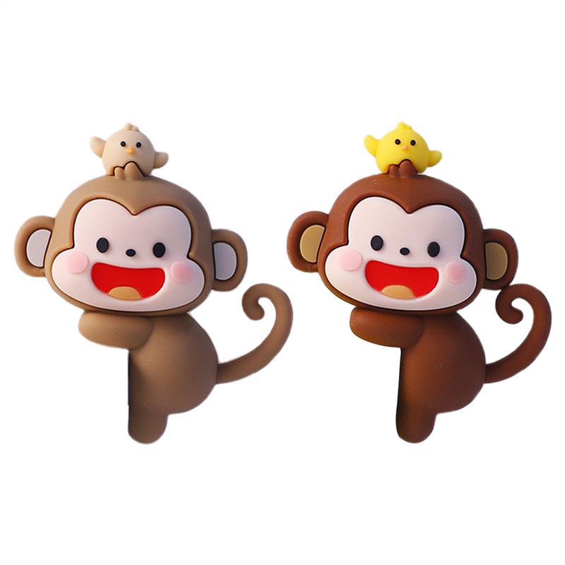 Cartoon Affen Ornament Auto Mittelkonsole Navigationsbildschirm Schöne Affenpuppe Automotive Armaturenbrett Innenraumzubehör