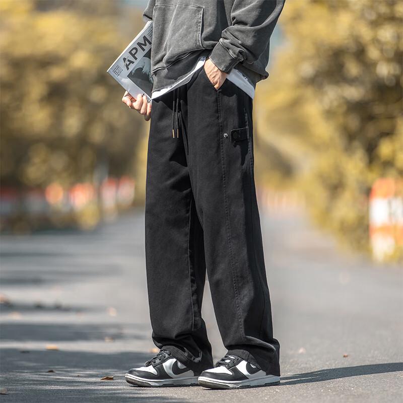 

VUUG Men s High Street Loose Straight-Leg Cotton Cargo Pants 3XL