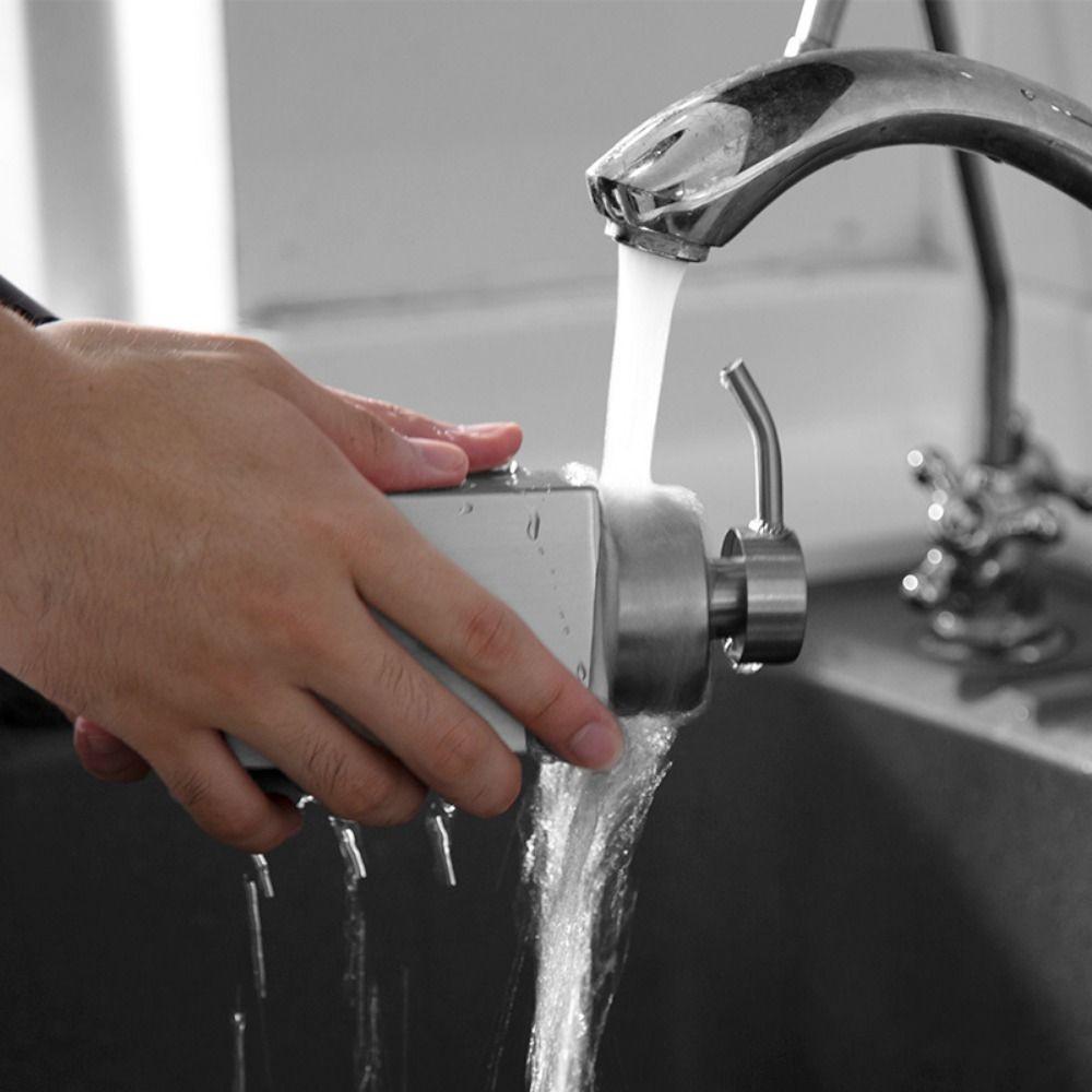 Leak Proof Foaming Soap Dispenser Square Foam Making Container  Countertop
