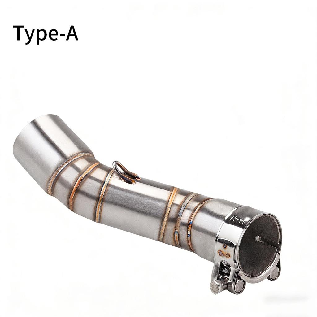 Motorcycle Exhaust Pipe for Chu Liuxiang CLX700, Stainless Steel, 51mm, Small/Medium Section