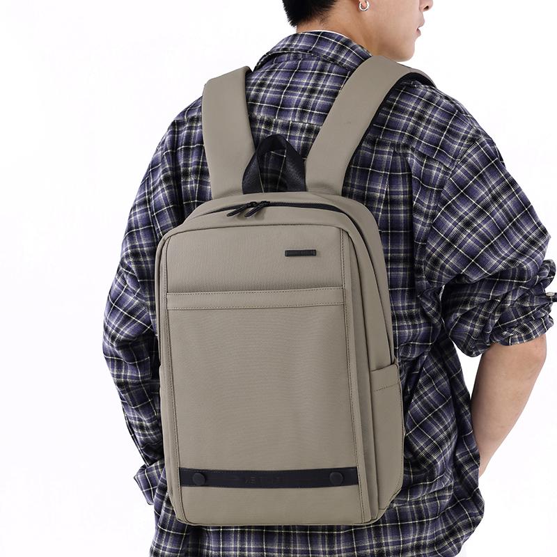 Stylish Men's Business Backpack Slim Laptop Backpack for Office & Travel