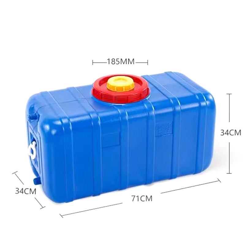 50L/75L Portable Large Capacity Water Storage Tank Drink Container Camping Water Storage Tank for RV Emergency Travel Horizontal