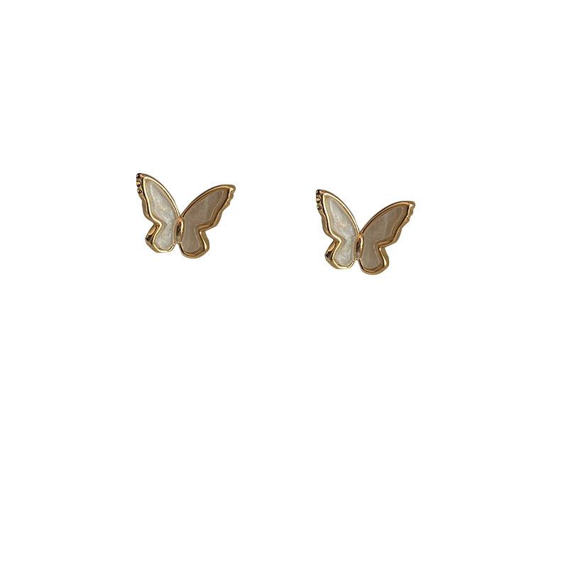 Korean Retro Acrylic Butterfly Earrings Fashion Cute Animal Brincos  Statement Stud Earrings Jewelry Gift