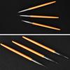 3 Pcs Nails Art Liner Brushes Nails Painting Brush Nails Art Brushes Nails Art Drawing Pen Manicure Tool for Salons
