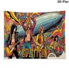 Led Zeppelin Wall Tapestry Aesthetic Wall Hanging Printed Fabric Blanket Decorative Tapestries for Bedroom Living Room Home Decor