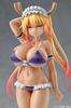 Miss Dragon Tohru Bikini Style Tan Version Scale PVC Painted Complete Figure Q-six Kobayashi's Maid 1/7