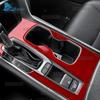 Real Soft Carbon Fiber Sticker For Honda Accord 2018 2019 2020 2025 2025 LHD Car Gear Shift Panel Interior Trim Accessories