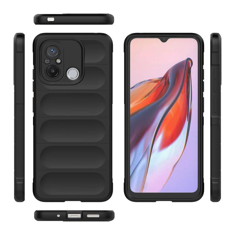 For Xiaomi Redmi 9 9C 10 10C 12 12C 4G Back Cover Phone Case Soft Liquid Silicone Anti-fall Shockproof Protect Funda Coque Cases