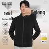 Xiahu Shijia Men's De Fleece Double-Zipper Thermal Jacket
