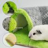 Warm Guinea Pig Hideout Tunnel Bed Soft Removable Guinea Pig Tunnels And Tubes for Cage Cat Kitten Guinea Pig Hides Fleece House