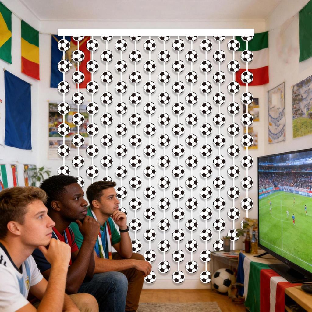 Decoration Dackdrop Curtains For The Football Event Themed Party And Door Curtains 2PC