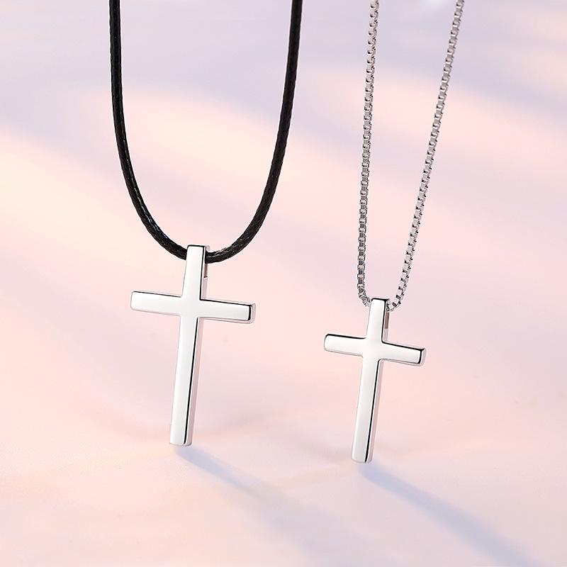 Bijuterii Pandantiv Cruce Colier Unisex - Cadou Versatil pentru Crăciun și Zile de Naștere