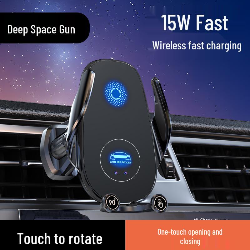 66W Wireless Car Phone Holder & Smart Sensor Charger Mount for Air Vent