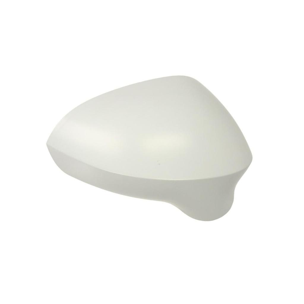 Rearview Mirror Cover Door Side Mirror Cap Wing Glass Glossy Black White Cover Cap for Seat Ibiza 2008-2017 for Leon 2006-2010
