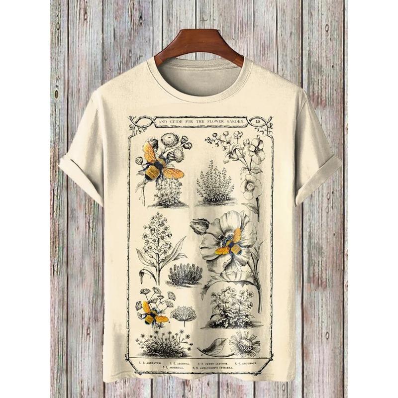 Men's Funny Animal Printed T-Shirts Short Sleeved Tees Tops 3D Prints T-hirts Summer Casual Men's Clothing Oversized Pullover