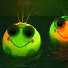 LED Light Frogs Baby Bath Toy Automatic Water Sprayer Water Sprinkler Bath Toy  Bath Time
