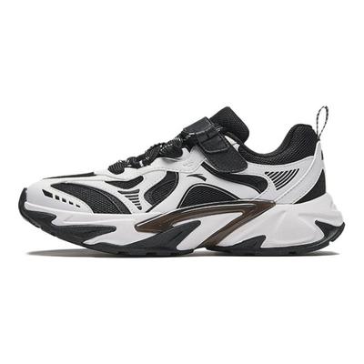 Sapatos Casuais Confortáveis Versáteis Antiderrapantes Duráveis para Crianças Sapatos Casuais para Crianças Preto Branco A22448858-4