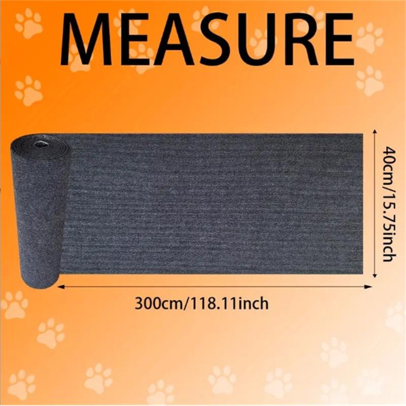 Sofa Protector Cat Scratch Mat Self Adhesive Vertical Wall Mounted Cut To Size Reusable Scratching Pad For Living Room Cat