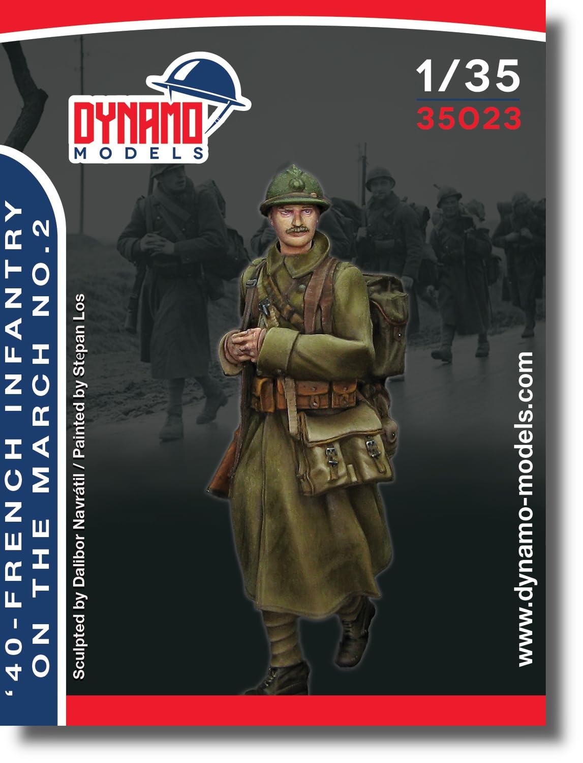 

Dynamo Models French Infantry 2 1940 Resin Kit DYN35023 1/35 (person)