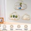 Floating Shelf Cloud Floating Shelves for Bedroom 3 Pieces Storage Organizer Modern Shelving Rack Home Decor for Living Room