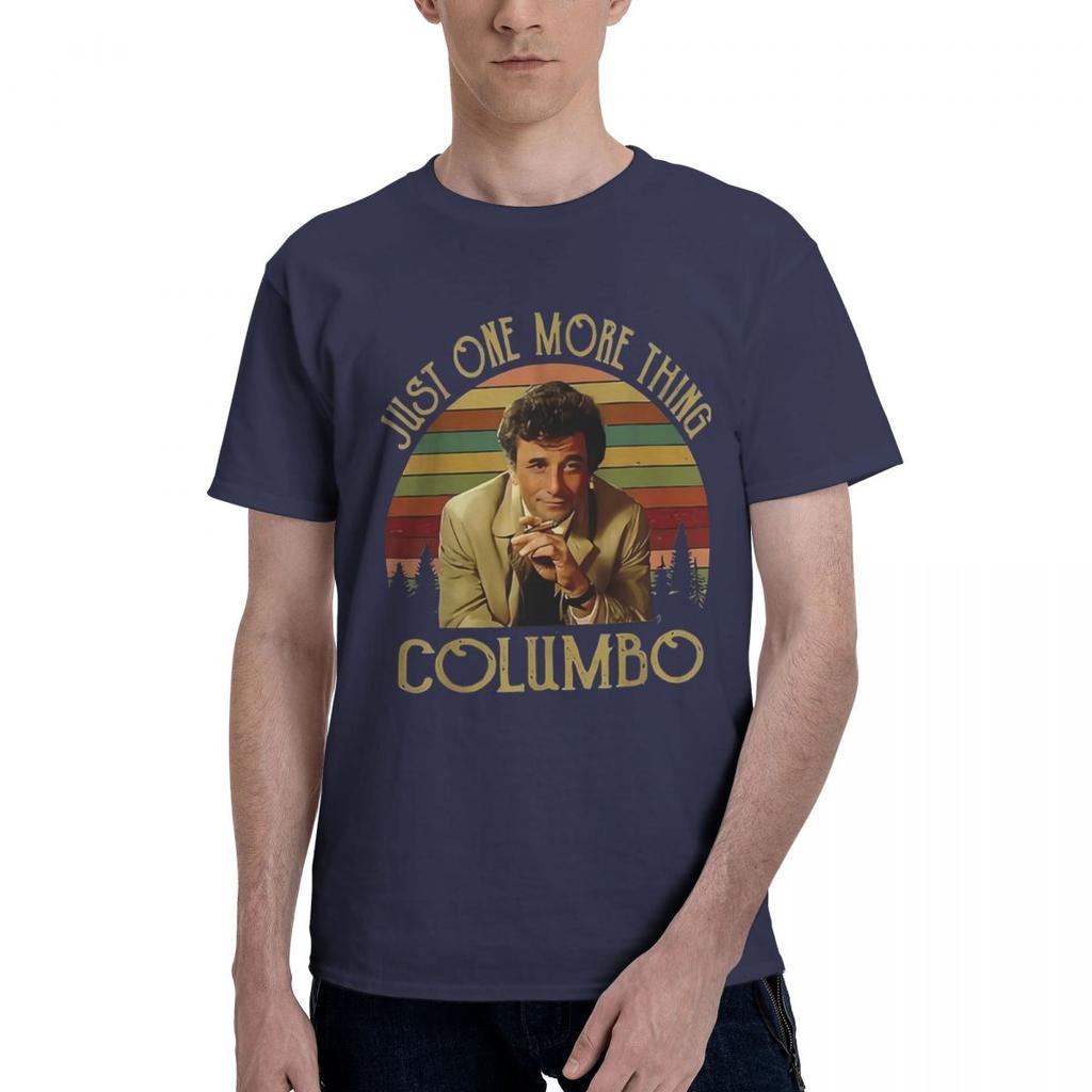 JustOneMoreThingColumbo 100 Cotton Casual Breathable Confortable Shirt Mens Designer Clothes Mens Tops