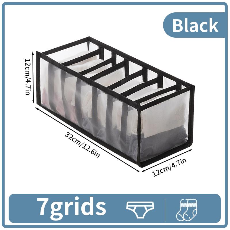 Underwear Organizer Collapsible Clothes Storage Box Nylon Organizing Dormitory Storage Bra Organizing Breathable Mesh Bag