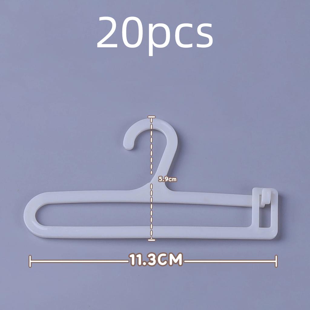 19cm Mini Hanger for Labubu V1V2V3V4 Clothing and BJD Dolls Various Doll Clothing Hangers Shoe Shelves Toys Christmas Gifts