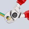 KNIPEX Cable Cutter Insulated Cable Cutter with Drop Protection 9516-165TBK, (Black) 9516-165TBK