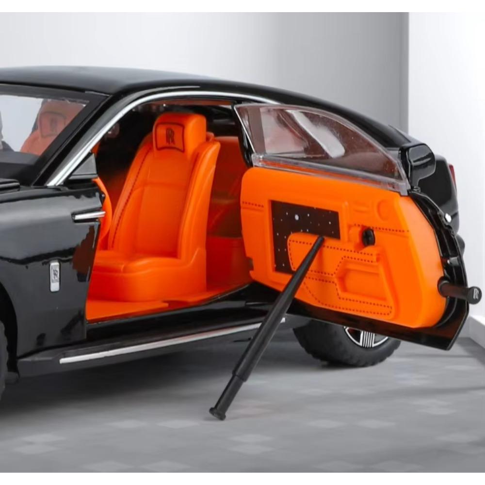 Simulation 1/24 Rolls Royce Spectre Supercar Legierungsmodell mit Ton und Licht Sammlung Miniaturauto Kinder Jungen Spielzeugfahrzeug