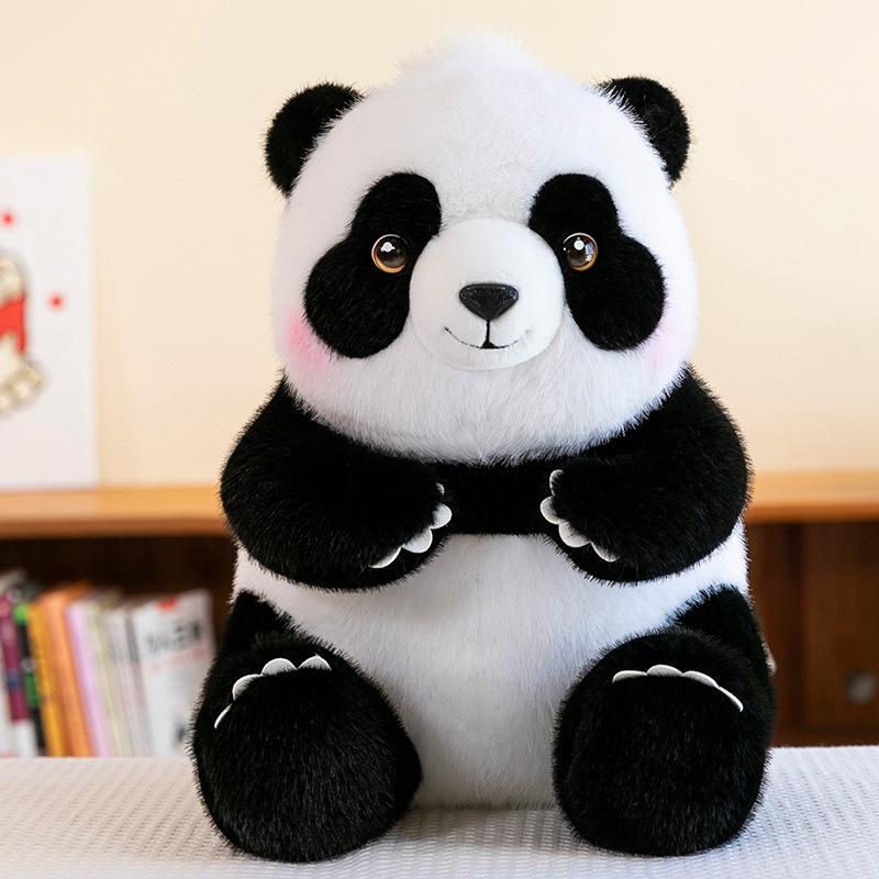 

Huahua Panda Plush Toy: Adorable Fluffy Doll - Perfect Valentine s Day Gift for Her 27cm [0.31kg]