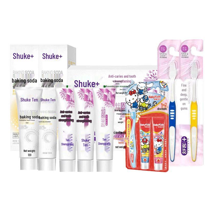 Набор для комплексного ухода за полостью рта Shuke (зубная паста и зубная щетка)