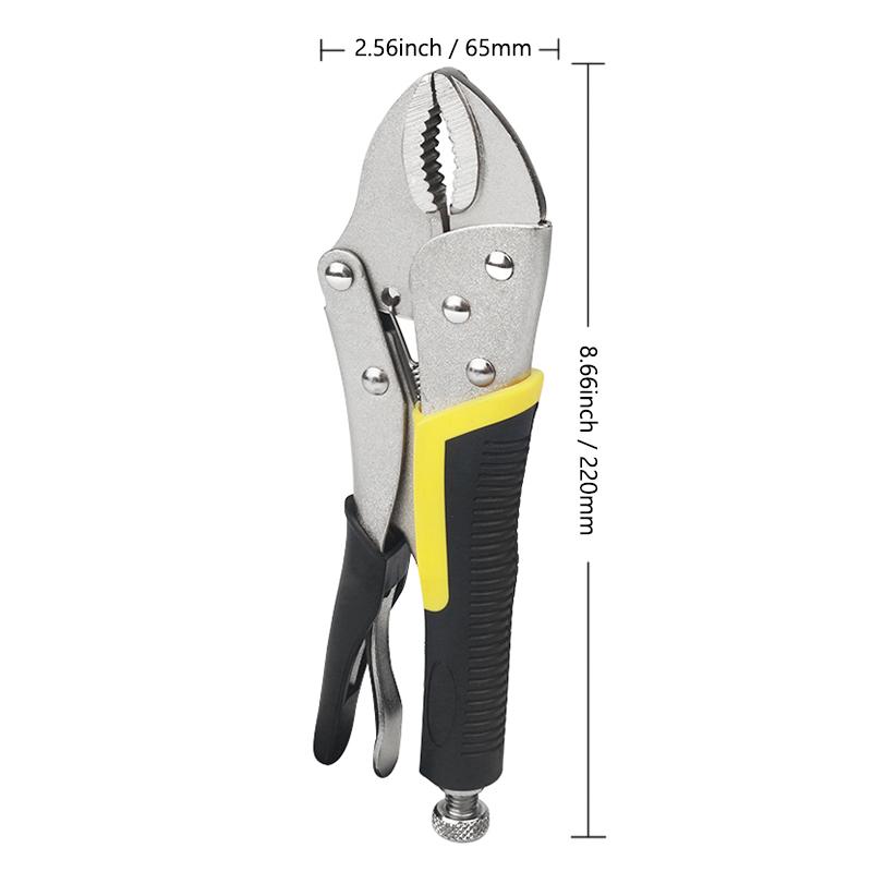 Locking Pliers Lock Pliers Curved Jaw Pliers Straight Long Nose Pliers Multi-function Welding Tools