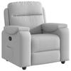 VidaXL Fauteuil inclinable gris nuage tissu, fauteuil, fauteuil inclinable TV, poussette, fauteuil inclinable pour personnes 4015689