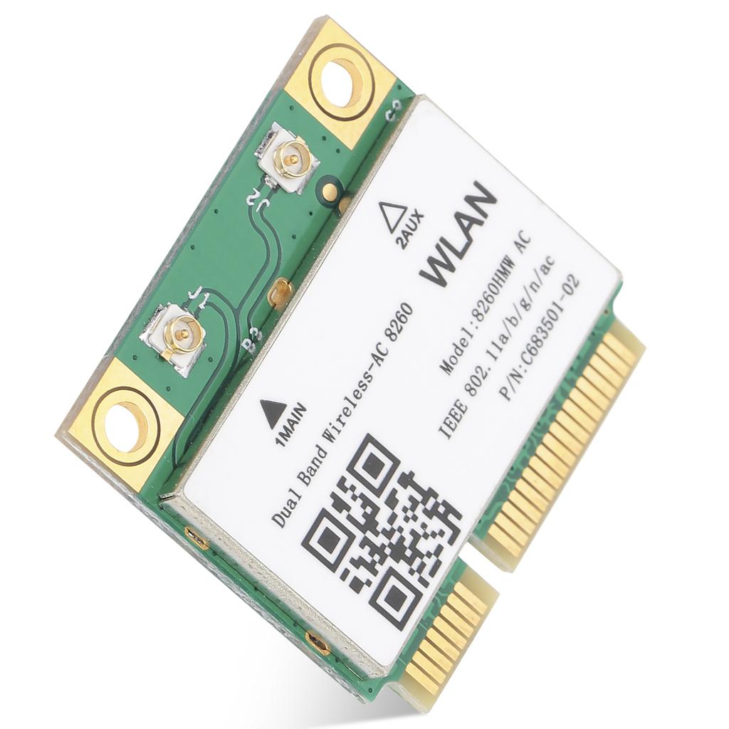 Wireless Network Card Gigabit DualBand 2.4G 5G Bluetooth4.1 Mini PCIE 802.11ac 867Mbps 8260HMW