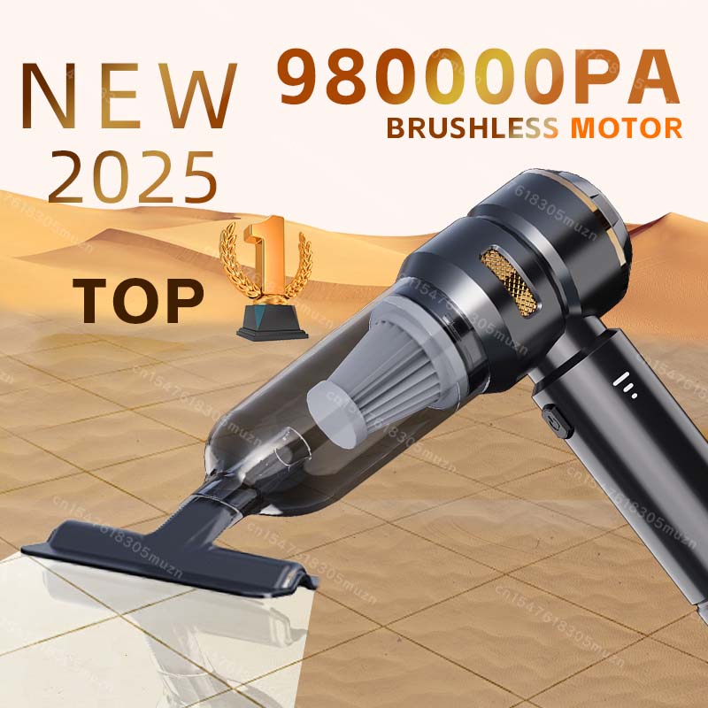 Autostaubsauger, tragbarer Hochleistungs-Handstaubsauger, kabellose Reinigungsmaschine mit bürstenlosem Motor, leistungsstarker Luftstaubsauger für Haushaltsgeräte