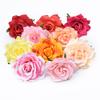 100pcs Artificial Flower Silk Rose Head Wedding bridal bouquet Brooch Wreaths Christmas Home garden Diy Gift Decoration Hot sale