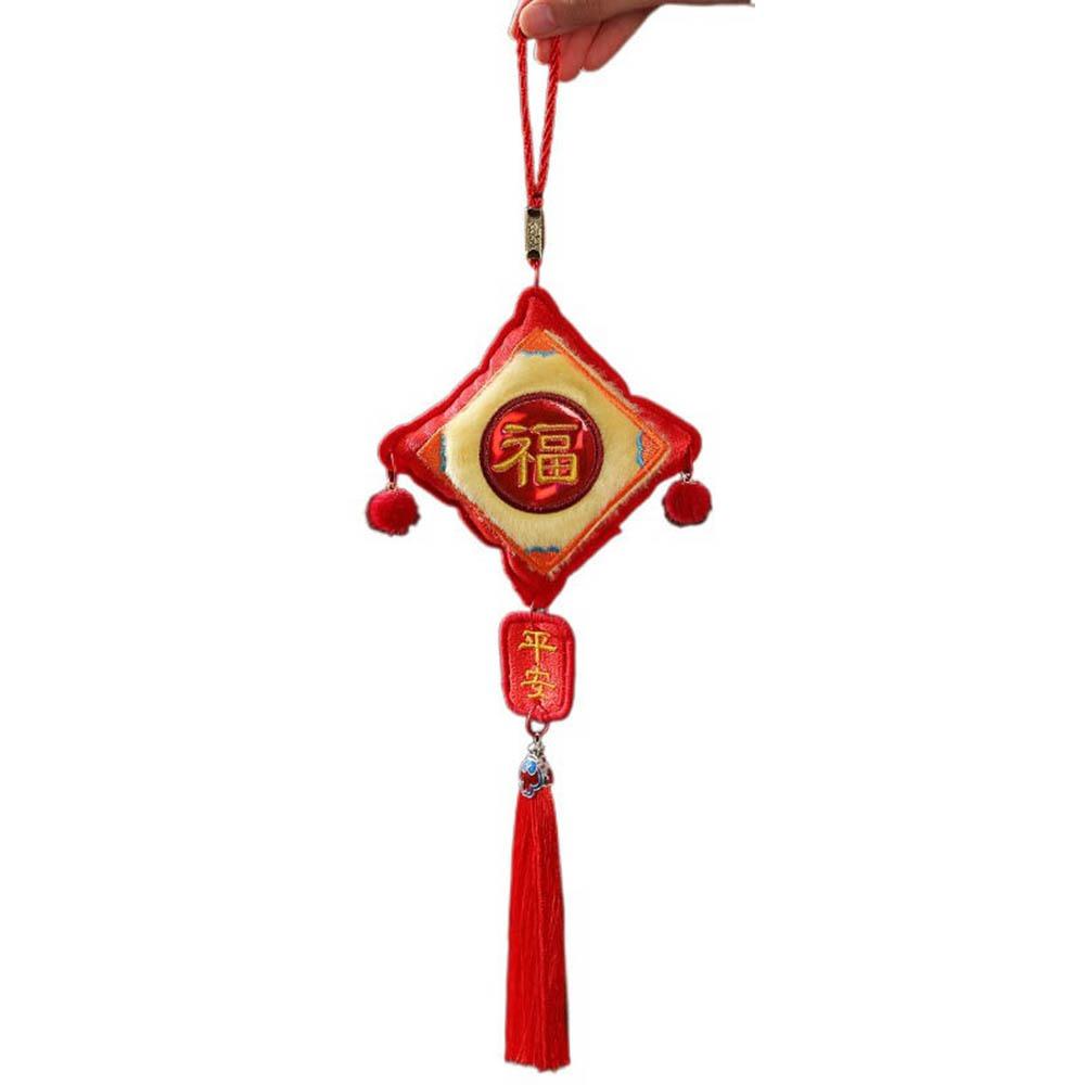 Red New Year Hanging Ornaments Traditional Spring Festival Tassel Pendant  Party