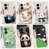For Xiaomi Redmi 13C 4G Case Cute Cartoon Panda Capa Shockproof Silicone Phone Cover For Xiaomi Poco C65 Redmi13C 13 C 4G Bumper