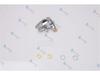 Dual-Use Copper Faucet with Dual Handles and Shower Head for Hot and Cold Basin