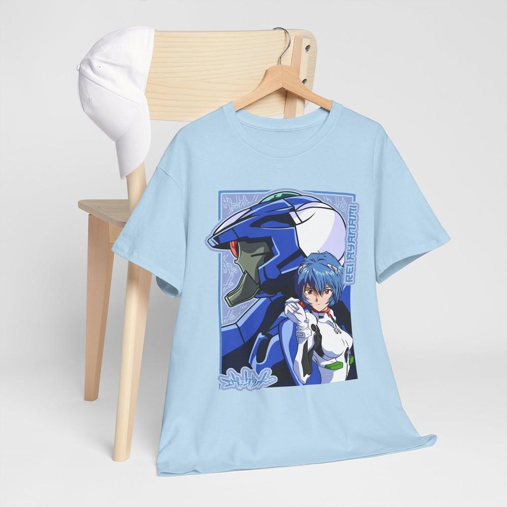 Neon Genesis Evangelion TShirt Rei Misato Asuka ANIME Waifu Shinji Black Shirt M