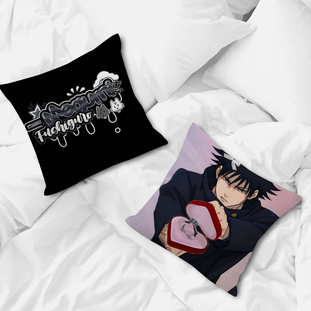 Cooler Anime Junge Megumi Fushiguro Personalisierte Kissenhülle Kinderzimmer Wilde Party Deko Kissenbezug Kind Geburtstag Dusche Geschenk