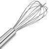 8"/10"/12" Stainless Steel Egg Whisk - Kitchen Wire Mixer for Egg Cream Milk Froth
