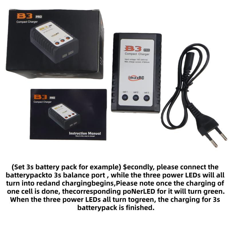 Imax B3 Pro KPQ-K01 2S-4S 7.4v 11.1v 14.8V Li-polymer Lipo Battery Charger 10-18W 2s 3s 4S Cells for RC LiPo AEG Airsoft Battery