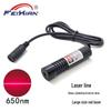 16x70mm 650nm 200mW Red Laser Emitter with Glass Lens for Cutting Bed Positioning