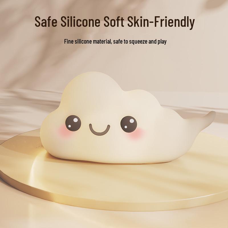 Rechargeable LED Silicone Night Light - Ambient Bedside & Desk Lamp