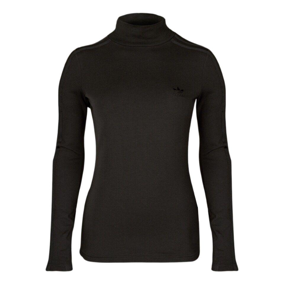 

Adidas Originals Striped Pullover Stand Collar Long Sleeve T-Shirt Women tops AY6719 S