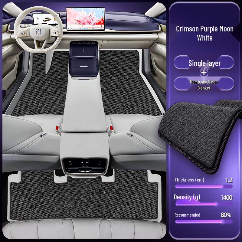Eco-Friendly Waterproof & Dustproof Floor Mats for Zhijing L7 - Double-Layer Car Interior Accessory